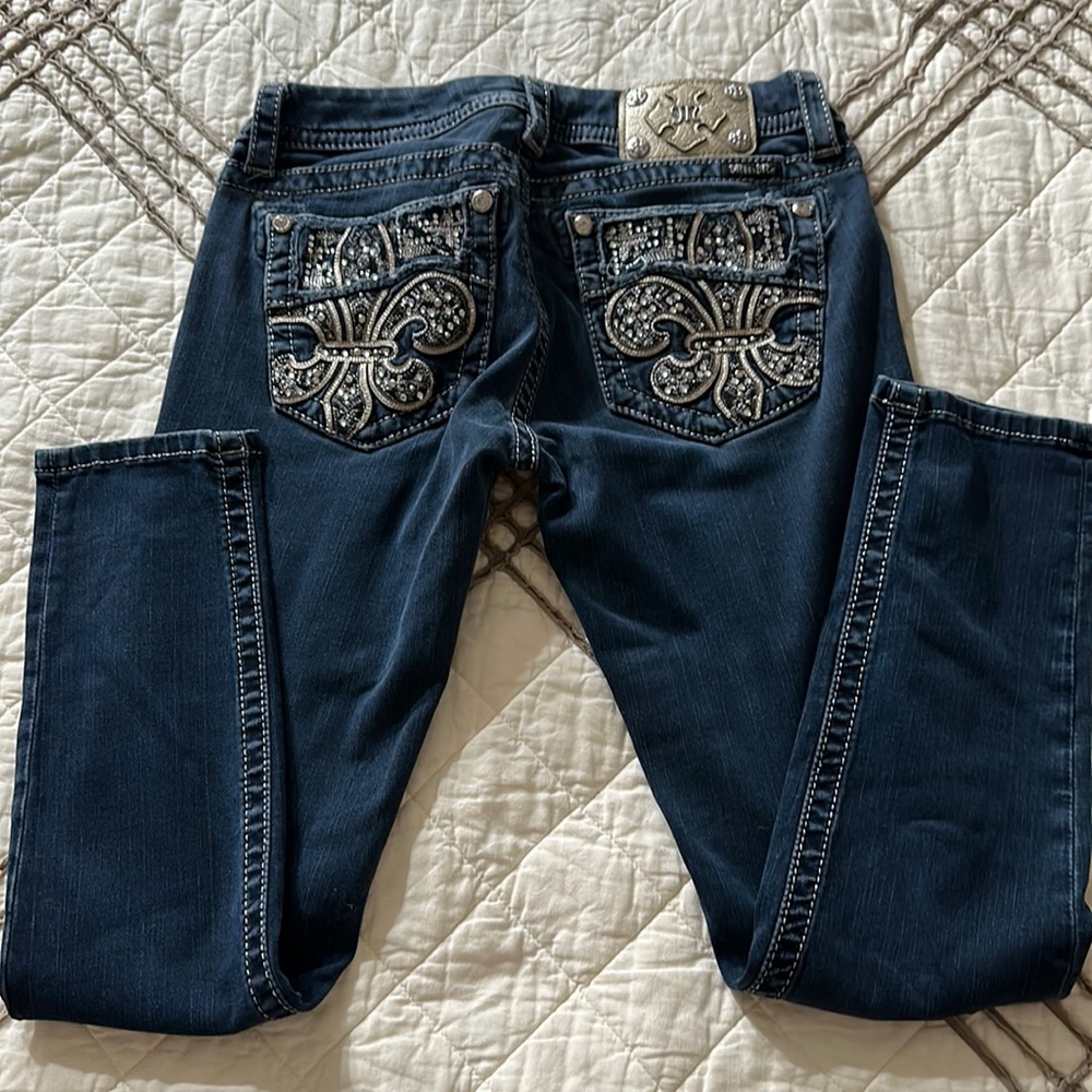 Sz 28 Miss Me Signature Ankle Skinny jeans